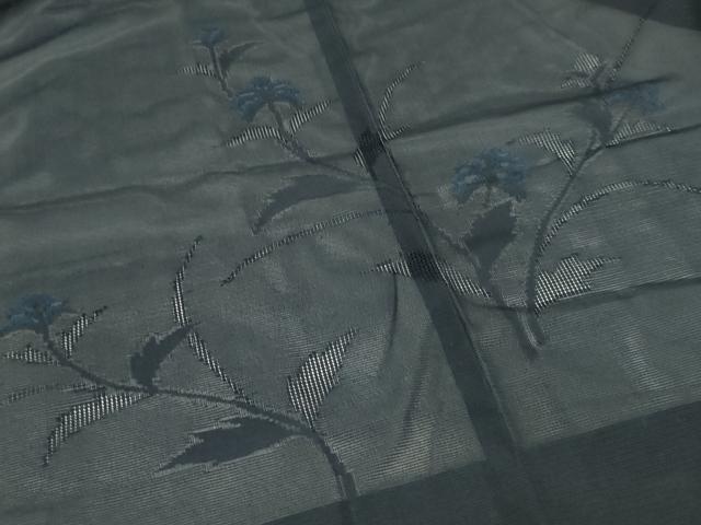 平和屋着物▽羽織 スリーシーズン 春夏秋 塵除け 枝花文 正絹 逸品 DABG9778sf