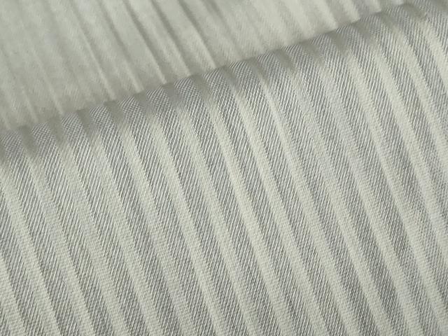 平和屋着物▽道中着 スリーシーズン 春夏秋 塵除け 縞 灰青色 ロング丈 正絹 逸品 DABG0727az