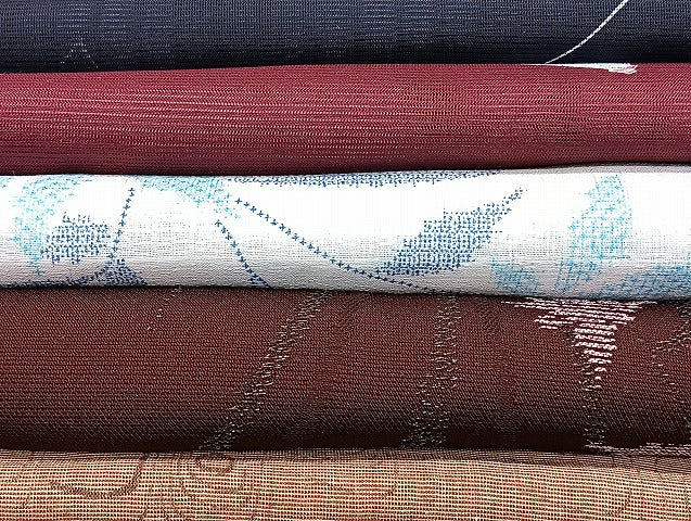 平和屋着物■夏物 小紋 絽 紗 洗える着物 まとめて20点 蝶 花柄 着用可能多数 mmm1176