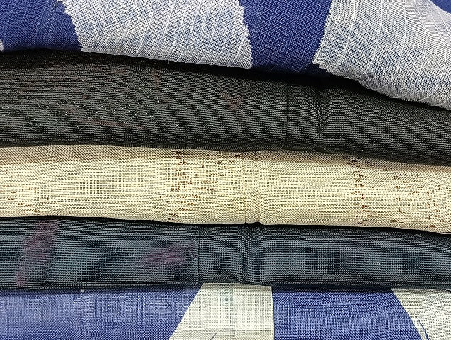 平和屋着物■夏物 小紋 絽 紗 まとめて20点 蝶 花柄 銀彩 着用可能多数 全て正絹 mmm1180