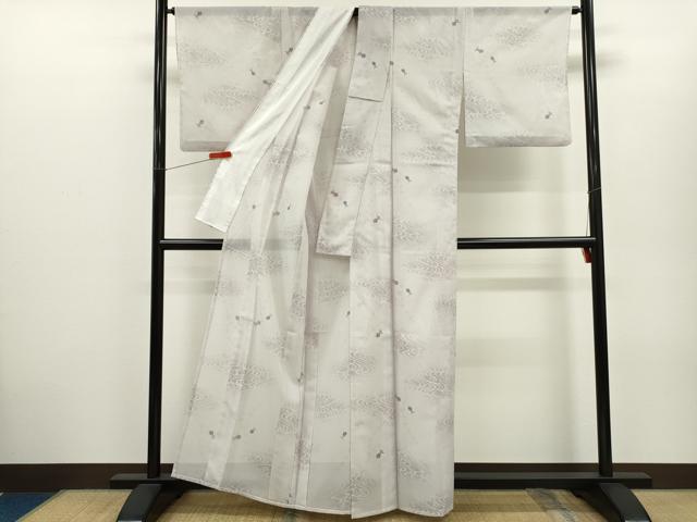 平和屋着物*夏物 小紋 絽 金魚 暈し染め 洗える着物 CABH7843ze