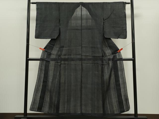 平和屋着物*夏物 重要無形文化財 本場宮古上布 格子 苧麻 逸品 CABH7831ze