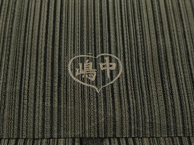 平和屋着物*夏物 男性 行灯袴 縦絽 縞 正絹 逸品 CABH7860ze