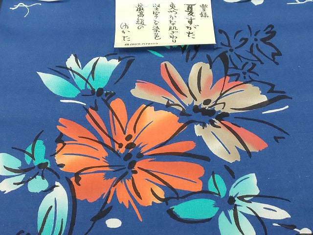 平和屋本店■浴衣反物 まとめて 45点 蜻蛉 紫陽花 Kansai 山本寛斎 綿絽 夏すがた よし水ゆかた 新粋染 無形文化戝 全て未使用 ppp3859