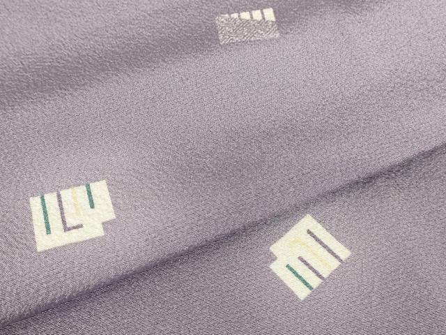 平和屋着物▽上質な小紋 単衣 源氏香 蛍暈し 正絹 逸品 DABG0770az