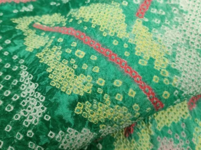 平和屋着物∴極上 夏物 浴衣 有松鳴海絞り 舞葉間道 綿 逸品 DZAB8818kh6