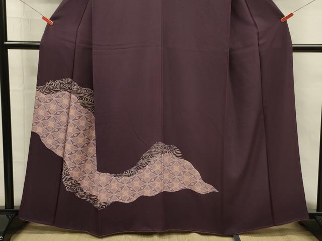 平和屋着物■訪問着 道長七宝花文 正絹 逸品 DABH5537ya