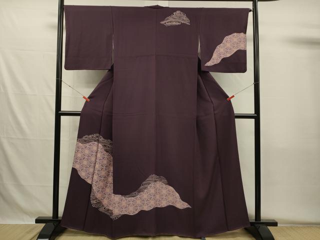 平和屋着物■訪問着 道長七宝花文 正絹 逸品 DABH5537ya