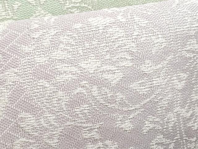平和屋着物*夏物 つけ帯 道長更紗花文 銀糸 正絹 逸品 CABI5656fb