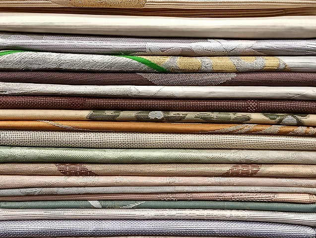 平和屋着物■夏物 袋帯 絽 紗 まとめて 50点 花柄 正倉院 絽綴れ すくい織 金銀糸 など 未使用品あり 全て正絹 mmm1193
