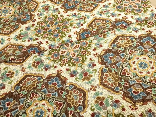 平和屋本店●最高級 中国三大刺繍 総相良刺繍 総刺繍 袋帯 200万粒 総詰め 正倉院花文 逸品 DZAB7762kh6