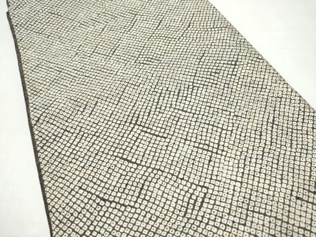 平和屋着物●六通柄袋帯 鹿の子文様 金糸 金糸 正絹 逸品 CABI8876hy