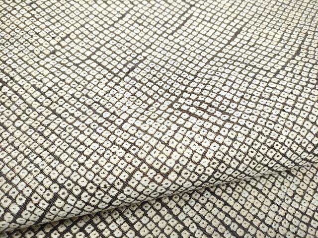 平和屋着物●六通柄袋帯 鹿の子文様 金糸 金糸 正絹 逸品 CABI8876hy