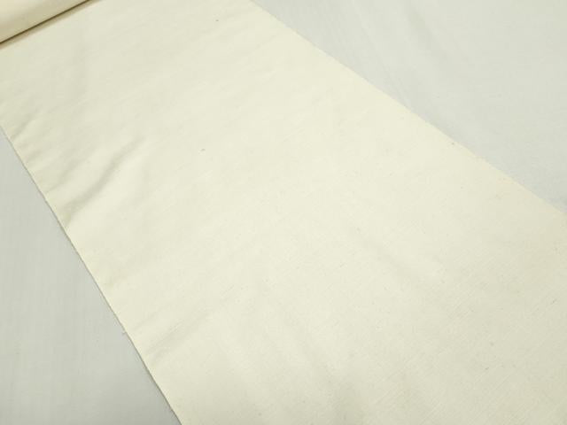平和屋着物▼白生地 反物 着尺 紬地 生成り色 逸品 未使用 DABG9082we