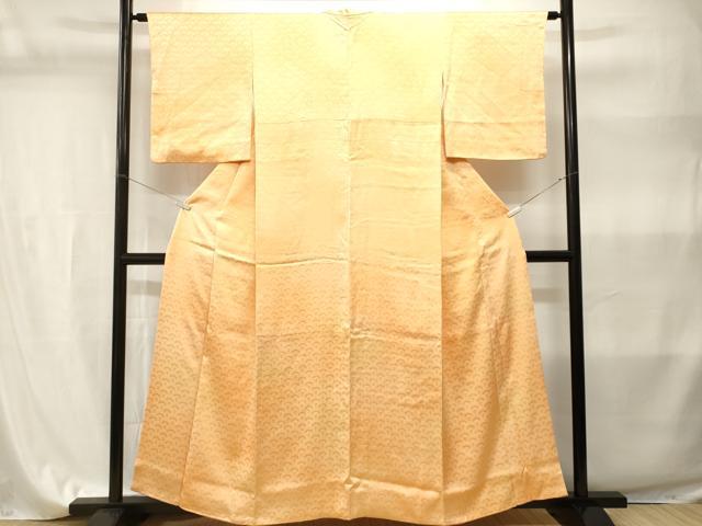 平和屋着物■上質な小紋 霞青海波文 暈し染め やまと誂製 正絹 逸品 CABI7865ev