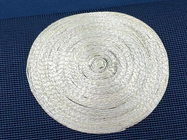 平和屋着物*夏物 八寸名古屋帯 駒刺繍 丸文 正絹 逸品 CABI5809fb