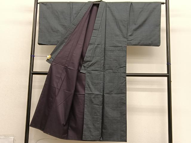 平和屋着物■男性 本場大島紬 アンサンブル 100亀甲 総詰め 正絹 逸品 BAAX7328hv