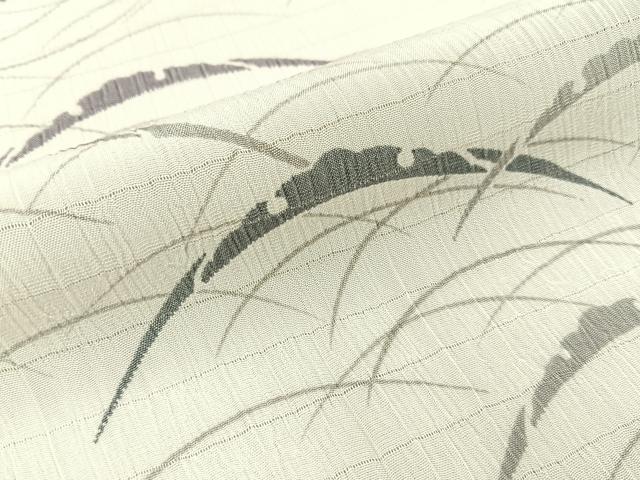 平和屋着物*夏物 小紋 絽縮緬 雪芝文 洗える着物 BAAX6854hj