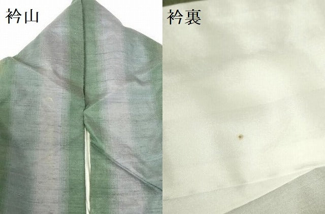 平和屋着物●上質な紬 間道 正絹 逸品 DABH0377op