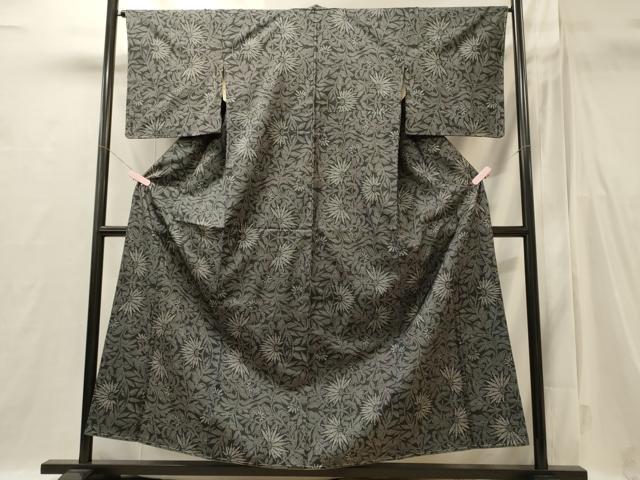 平和屋着物■本場大島紬 7マルキ 枝花文 正絹 逸品 未使用 CABI1767oy
