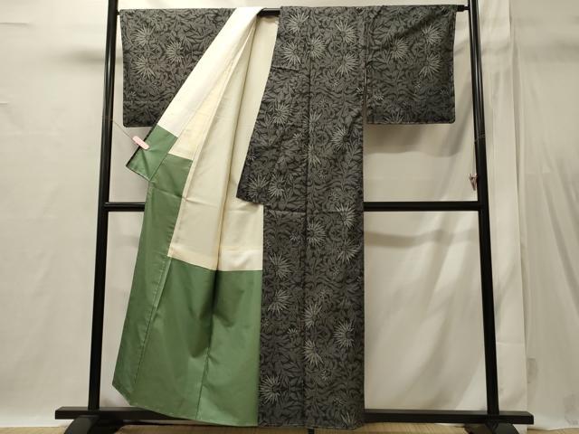 平和屋着物■本場大島紬 7マルキ 枝花文 正絹 逸品 未使用 CABI1767oy