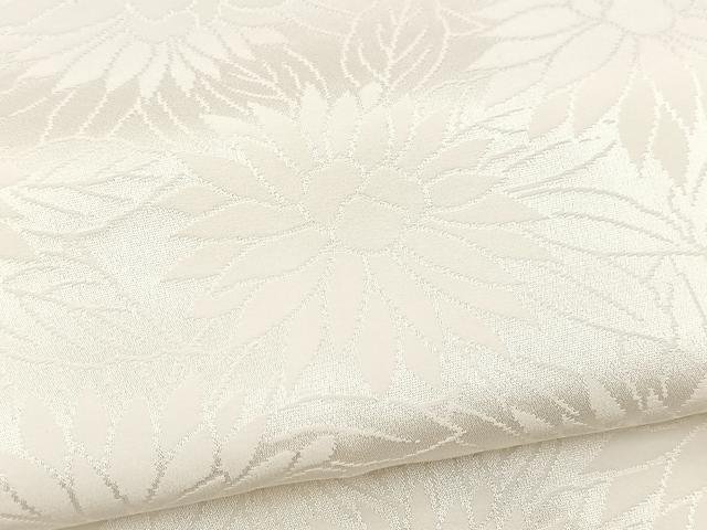 平和屋着物■長襦袢 無双仕立て 花尽くし地紋 正絹 逸品 BAAX9146yc