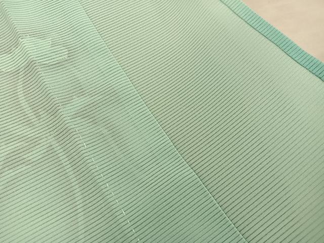 平和屋着物*夏物 訪問着 絽 枝花文 暈し染め 金糸 洗える着物 BAAX8086mz
