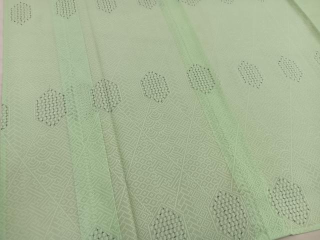 平和屋着物*夏物 小紋 吉祥紋紗 正絹 逸品 BAAX8137mz