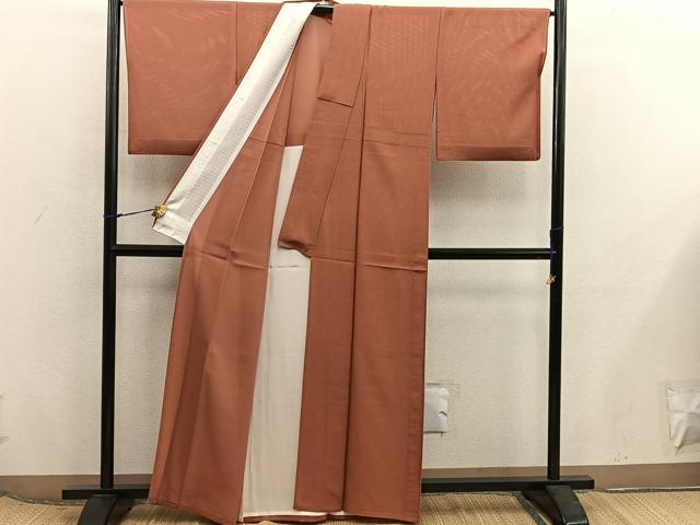 平和屋着物*夏物 江戸小紋 絽 鮫小紋柄 正絹 逸品 BAAX8149mz