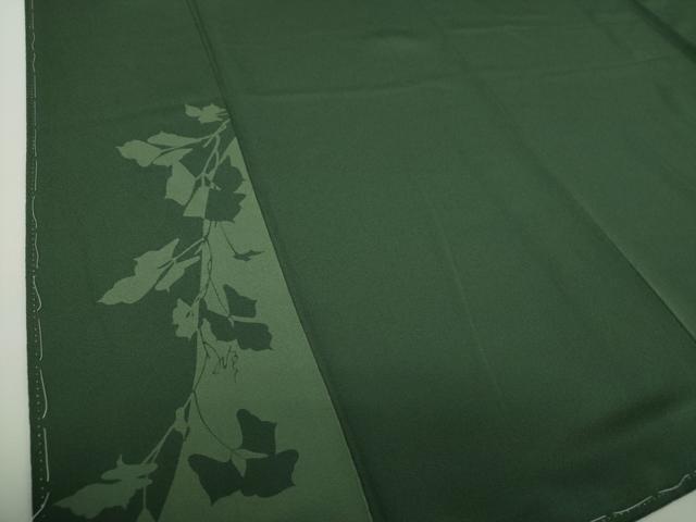 平和屋着物●豪華色留袖 草葉シルエット 正絹 逸品 未使用 DABH9090ps