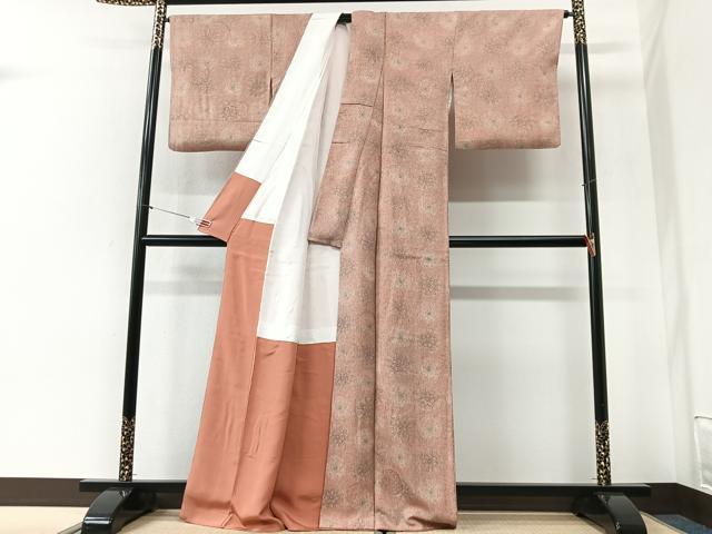 平和屋着物■上質な小紋 花尽くし 正絹 逸品 CABI6970xe