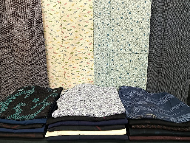 平和屋着物■夏物 小紋 絽 紗 まとめて20点 花柄 銀糸 着用可能多数 全て正絹 mmm1231