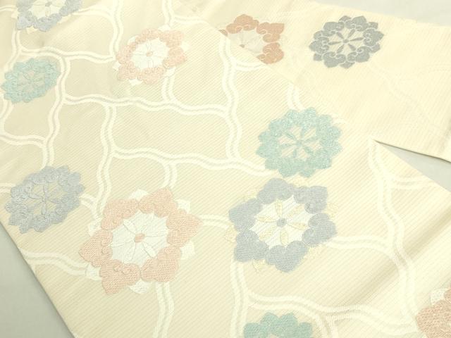 平和屋本店*極上 夏物 西陣 川島織物 九寸名古屋帯 唐織 舞花文 逸品 DZAB8090kh6