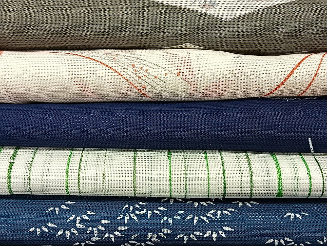 平和屋着物■夏物 小紋 絽 洗える着物 まとめて20点 蝶 花柄 着用可能多数 mmm1239