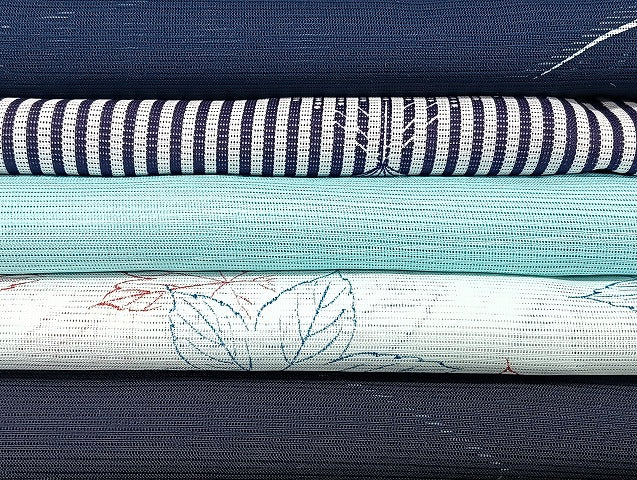 平和屋着物■夏物 小紋 絽 紗 洗える着物 まとめて20点 鶴 蝶 風景 花柄 着用可能多数 mmm1240