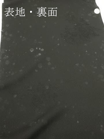 平和屋着物▼羽織・コート 黒反物 羽尺 風景地紋 逸品 未使用 DABH8115zy