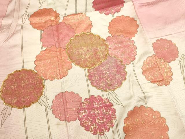 平和屋着物■豪華振袖 駒刺繍 枝花文 暈し染め 金彩 正絹 逸品 DABI0676cd