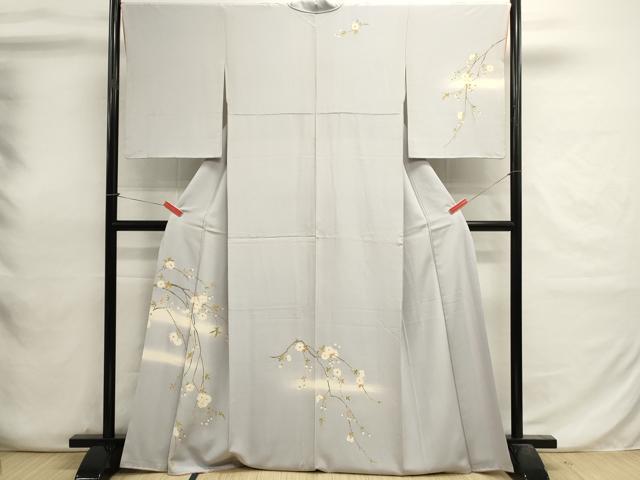 平和屋着物■訪問着 枝花文 暈し染め 正絹 逸品 DABI0661cd