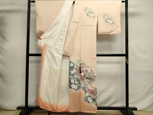 平和屋着物■訪問着 辻が花 女人文 暈し染め 正絹 逸品 DABI0662cd