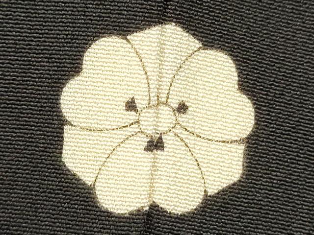 平和屋着物■豪華黒留袖 駒刺繍 扇面枝梅文 金彩 正絹 逸品 DABI0668cd