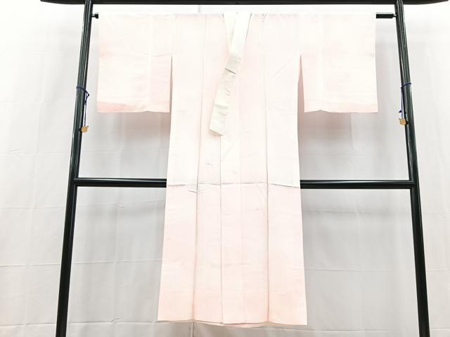 平和屋着物■長襦袢 無双仕立て 絞り 枝花地紋 暈し染め 正絹 逸品 BAAX9196yc