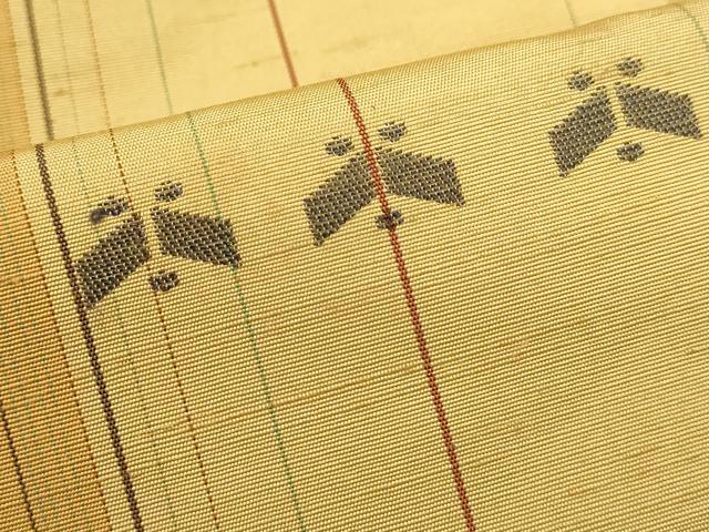 平和屋着物■上質な紬 抽象文 正絹 逸品 DABI0714cd