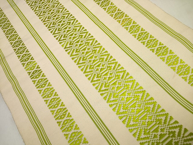 平和屋着物◎本場筑前博多織 八寸名古屋帯 献上 正絹 逸品 DABI0020xg