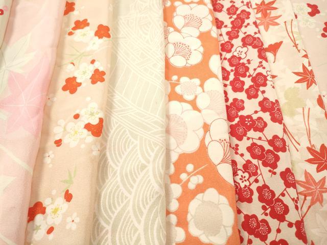 平和屋着物▼柄見本 反物 リメイク生地 材料 逸品 未使用 DABH8197zy