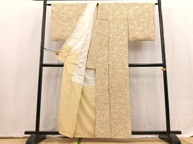 平和屋着物■小紋 楓尽くし 洗える着物 BAAX9308yc