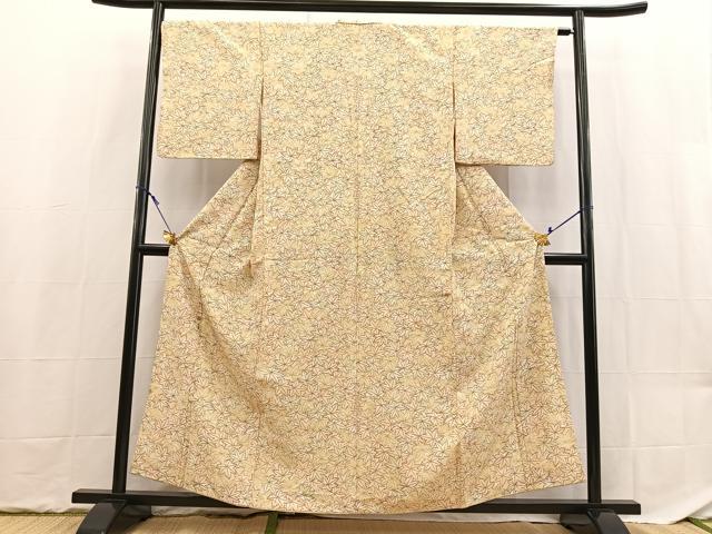 平和屋着物■小紋 楓尽くし 洗える着物 BAAX9308yc