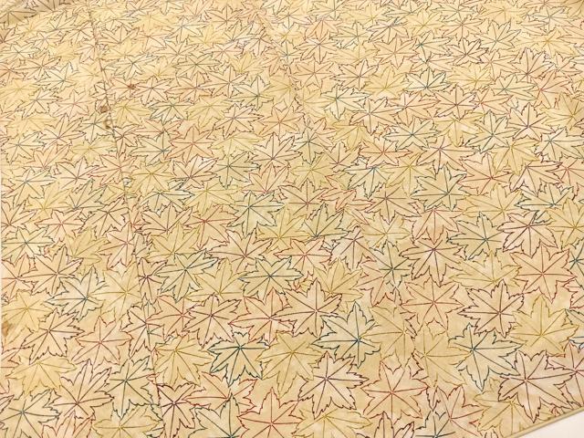 平和屋着物■小紋 楓尽くし 洗える着物 BAAX9308yc