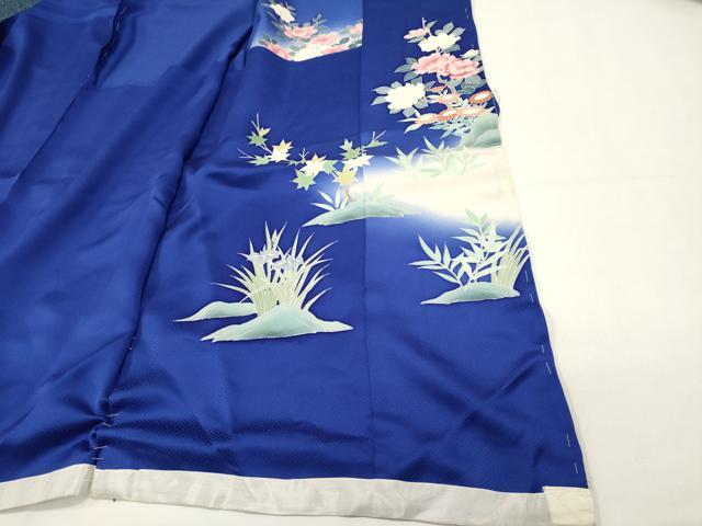 平和屋着物■訪問着 草花文 暈し染め 仮絵羽 逸品 未使用 DABI0752cd