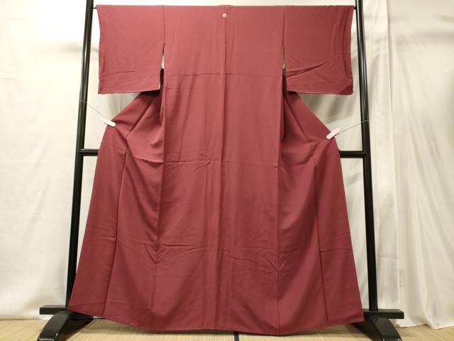 平和屋着物■上質な色無地 今様色 正絹 逸品 未使用 CABI1921oy