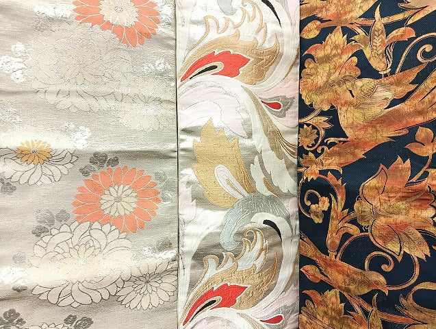平和屋着物■名古屋帯 まとめて100点 鶴 鳥 更紗 花柄 作家物 手描き 金彩 金銀糸 など 着用可能多数 未使用品あり 全て正絹 mmm1259